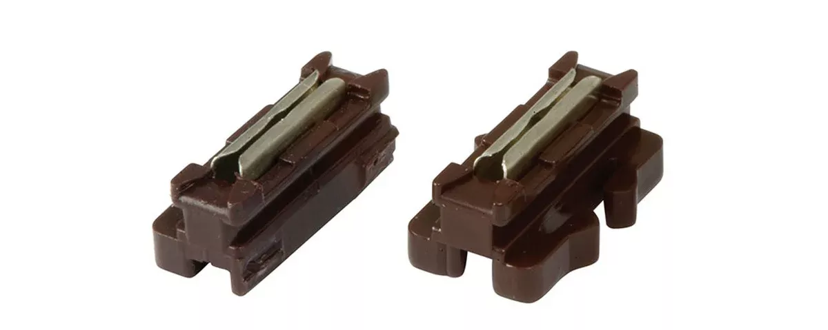 1/2 (One-Sided) Unijoiner Unitrack Brown (20 Pack) Fits No. 4 Electric Turnout Only, KAT24820