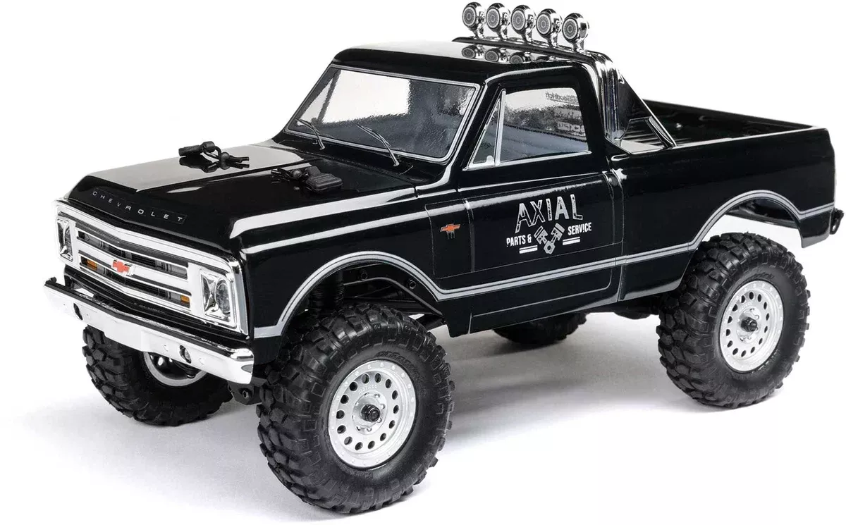 1/24 SCX24 1967 Chevrolet C10 4WD Truck RTR, Black AXI00001V2T4