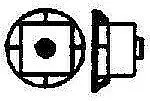 1/4" Nuts 5" Malleable Washers