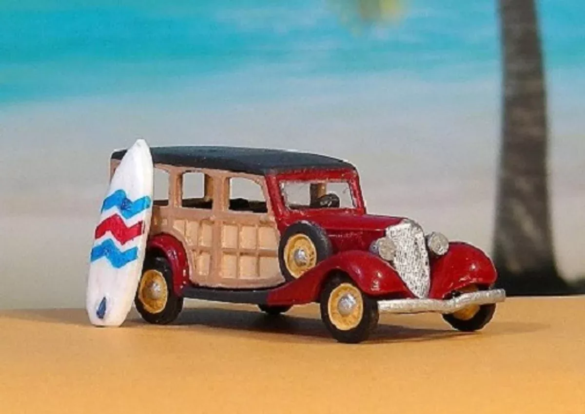 1934 Ford Wood Station Wagon 1/87 Scenic Detail