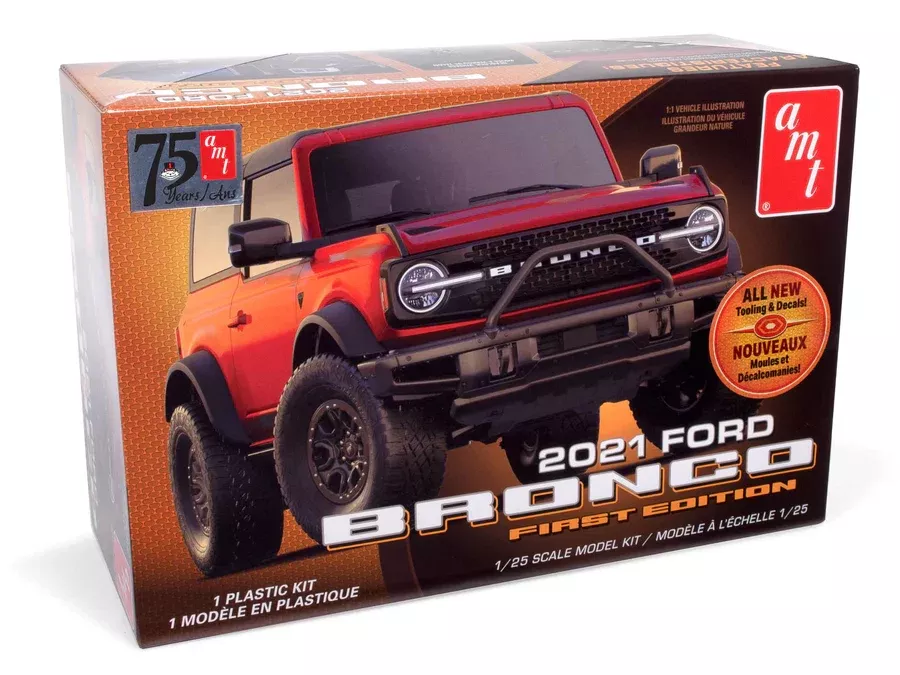 2021 Ford Bronco 1st Edition (1/25 Scale) Plastic Vehicle Model Kit AMT1343M