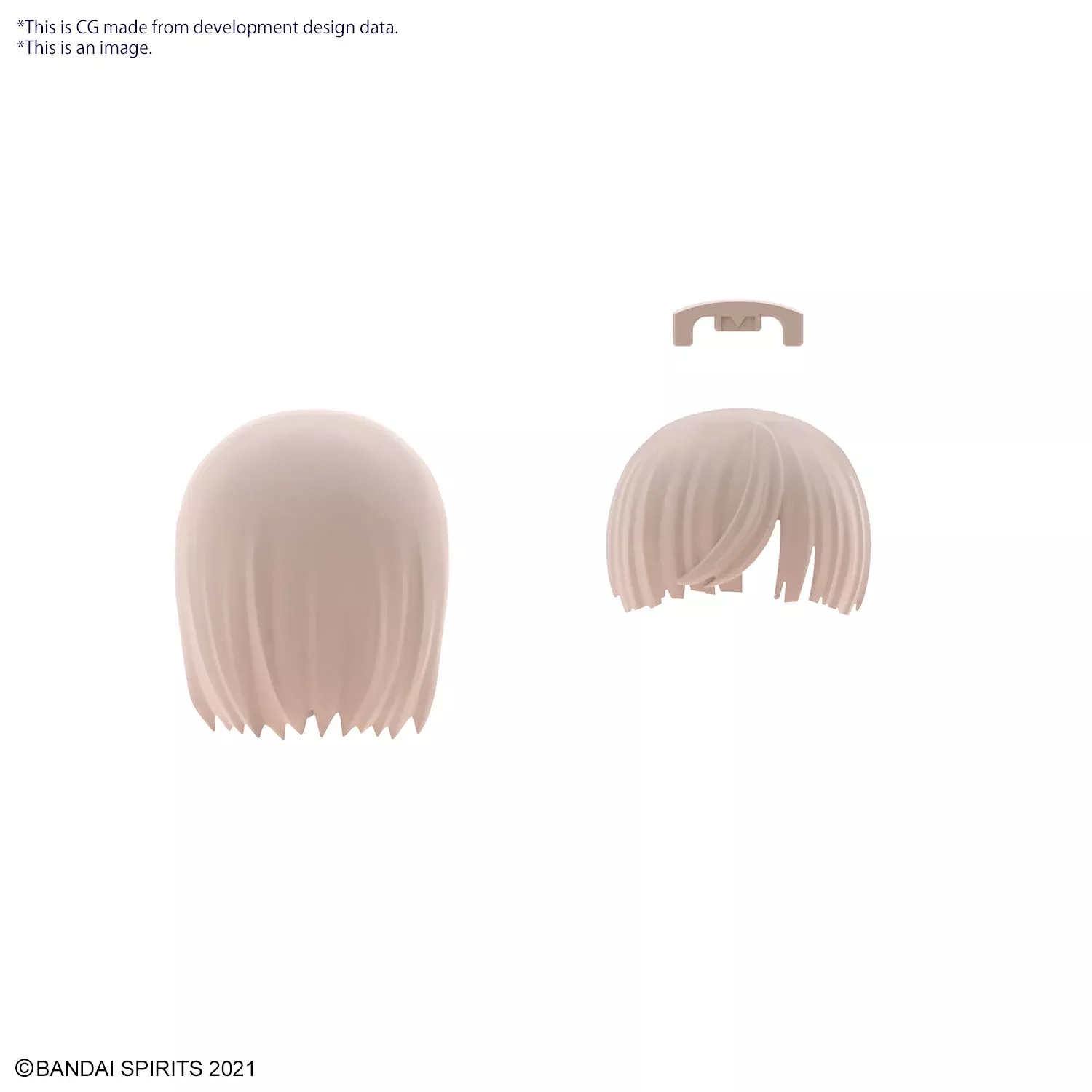 30 Minutes Sisters - Option Hairstyle PartsVol. 8 - Straight Hair 2 (Brown 3)