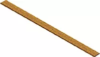 3019-25 (N Scale)Box of 25 pieces MIDWEST cork roadbed 3' length Part # 472-3019-25