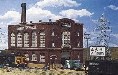 3214 Walthers Northern Light & Power Powerhouse (N Scale) Cornerstone Part# 933-3214