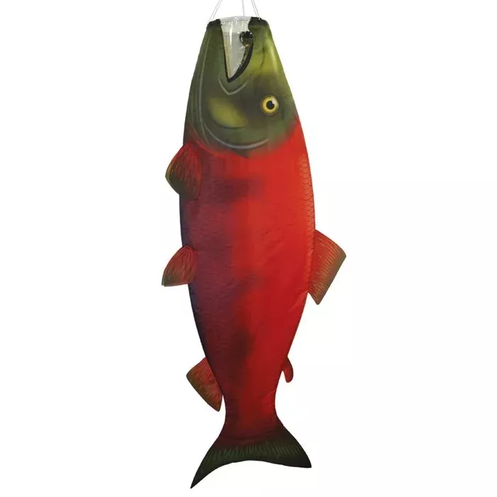 48" Sockeye Salmon Fish Windsock