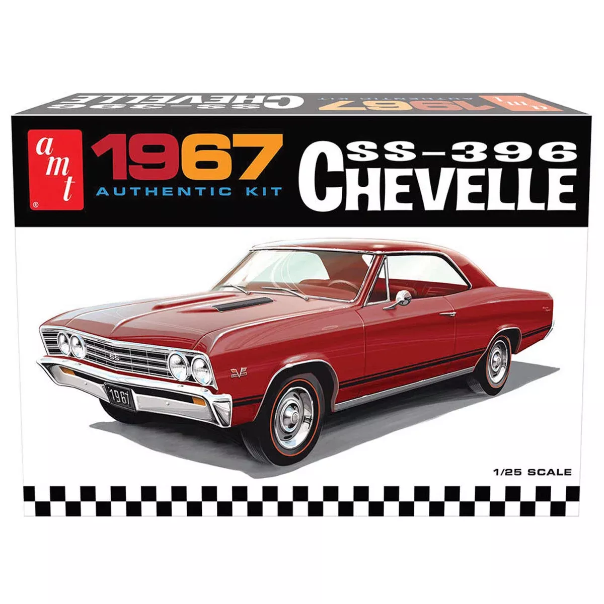 '67 Chevrolet Chevelle SS-396 (1/25 Scale) Plastic Vehicle Model Kit AMT1388