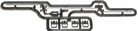 Accurail 195 Underframe Brake Rod -- pkg(30) HO Scale