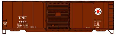 Accurail 3462 HO Scale Lehigh & New England 40' PS-1 Steel Boxcar #8862 Kit