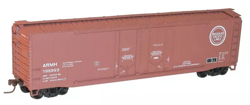 Accurail 5413 AAR 50' Double Plug-Door Boxcar - Kit -- Missouri Pacific ARMH #786859 (Boxcar Red, Buzz Saw Logo) HO Scale