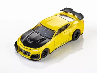 AFX 22075 HO 2021 Chevrolet ZL1 Camaro 1LE Shock Yellow Mega G+ Slot Car