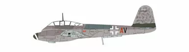 Airfix A04066 1:72 Messerschmitt Me410A-1/U2 & U4 Military Plastic Model Kit
