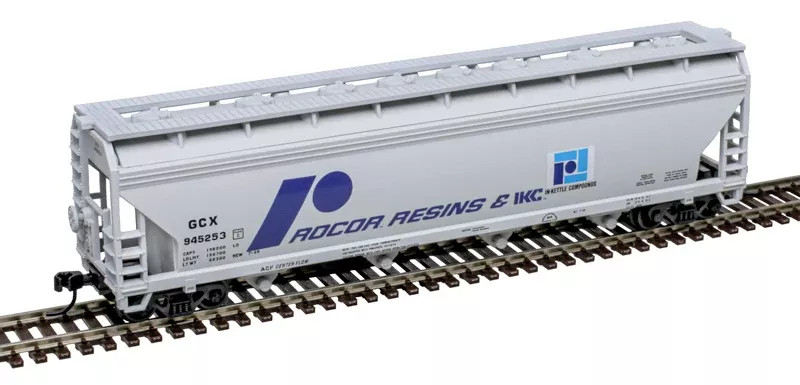 Atlas 50007117 Rocor Resins ACF 5250 Hopper Trainman Gray/White/Blue 945253 N Scale LIMITED NEW