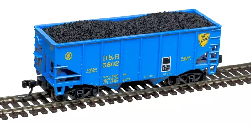 Atlas 50007213 DELAWARE & HUDSON DH 55 Ton Fishbelly Hopper 4847 N Scale LIMITED NEW