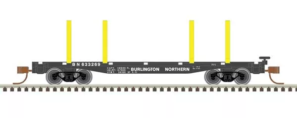 Atlas Trains - N 45' Logging Flat BN Road #33269