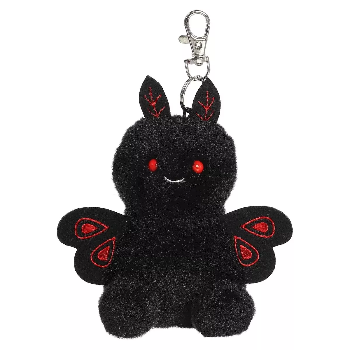 Aurora Palm Pals Mortimer Mothman 4 Inch Plush Figure Clip On
