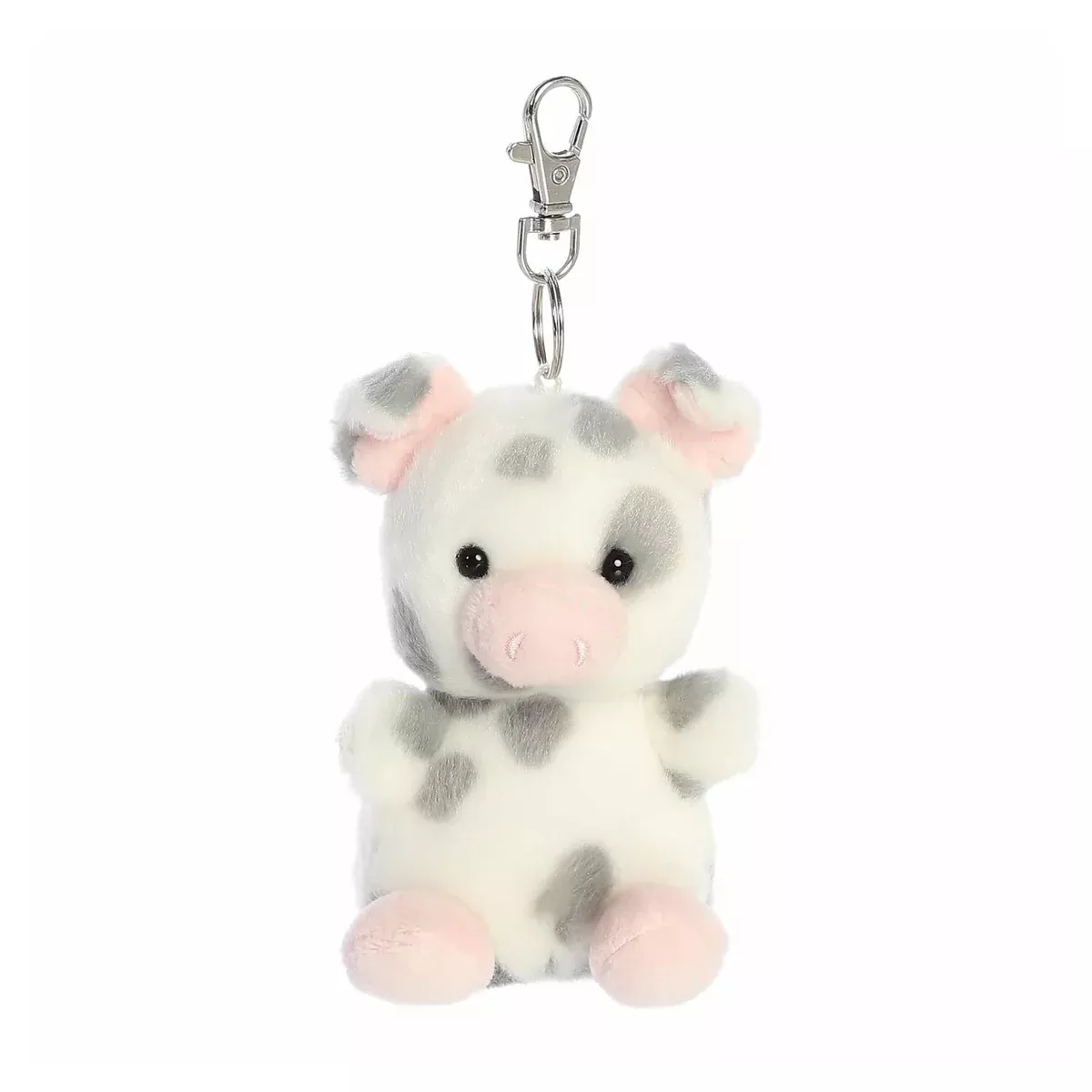 Aurora Palm Pals Piggles Spotted Piglet 4 Inch Plush Figure Clip On