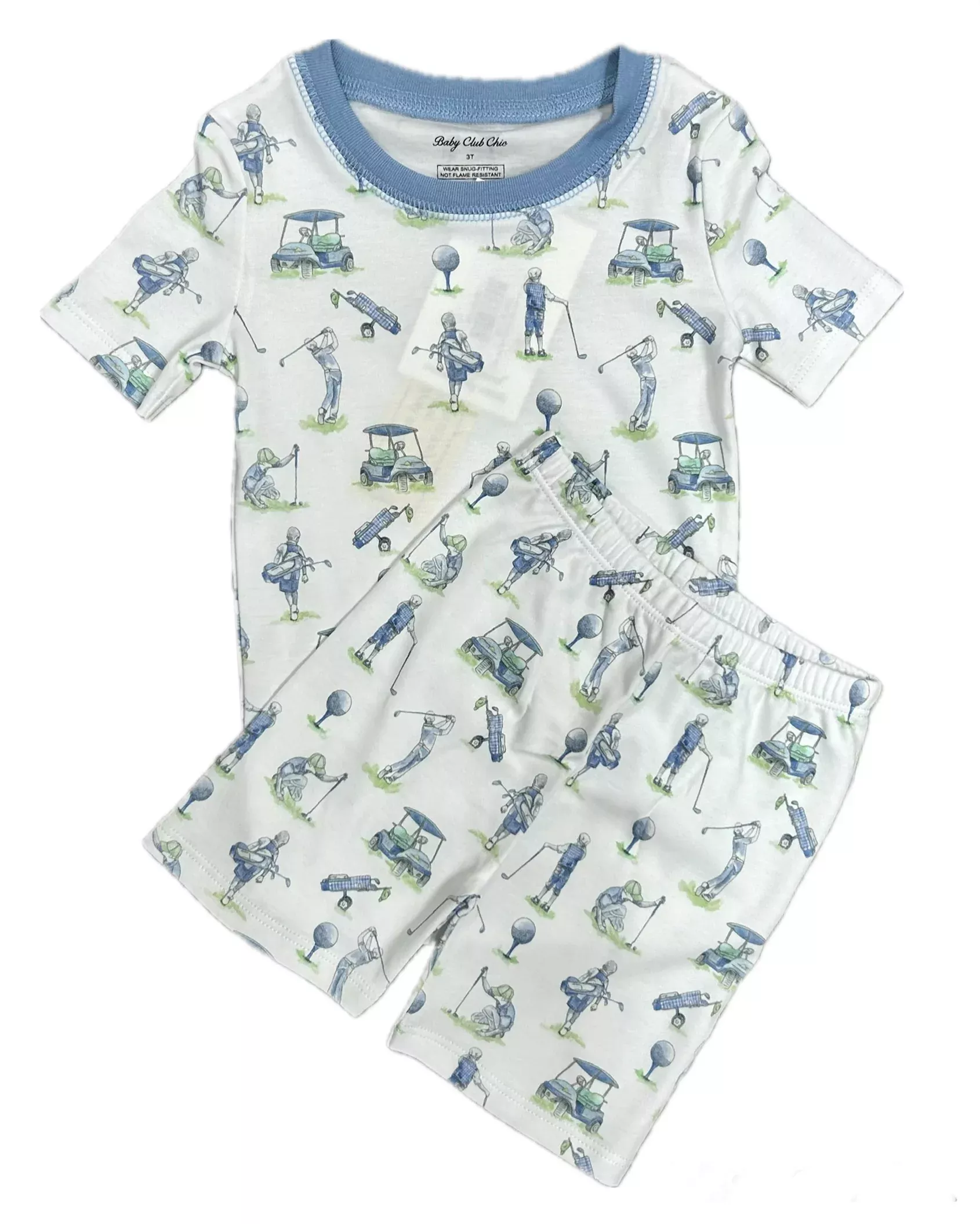 Baby Club Chic Golf Field Short Kid Set