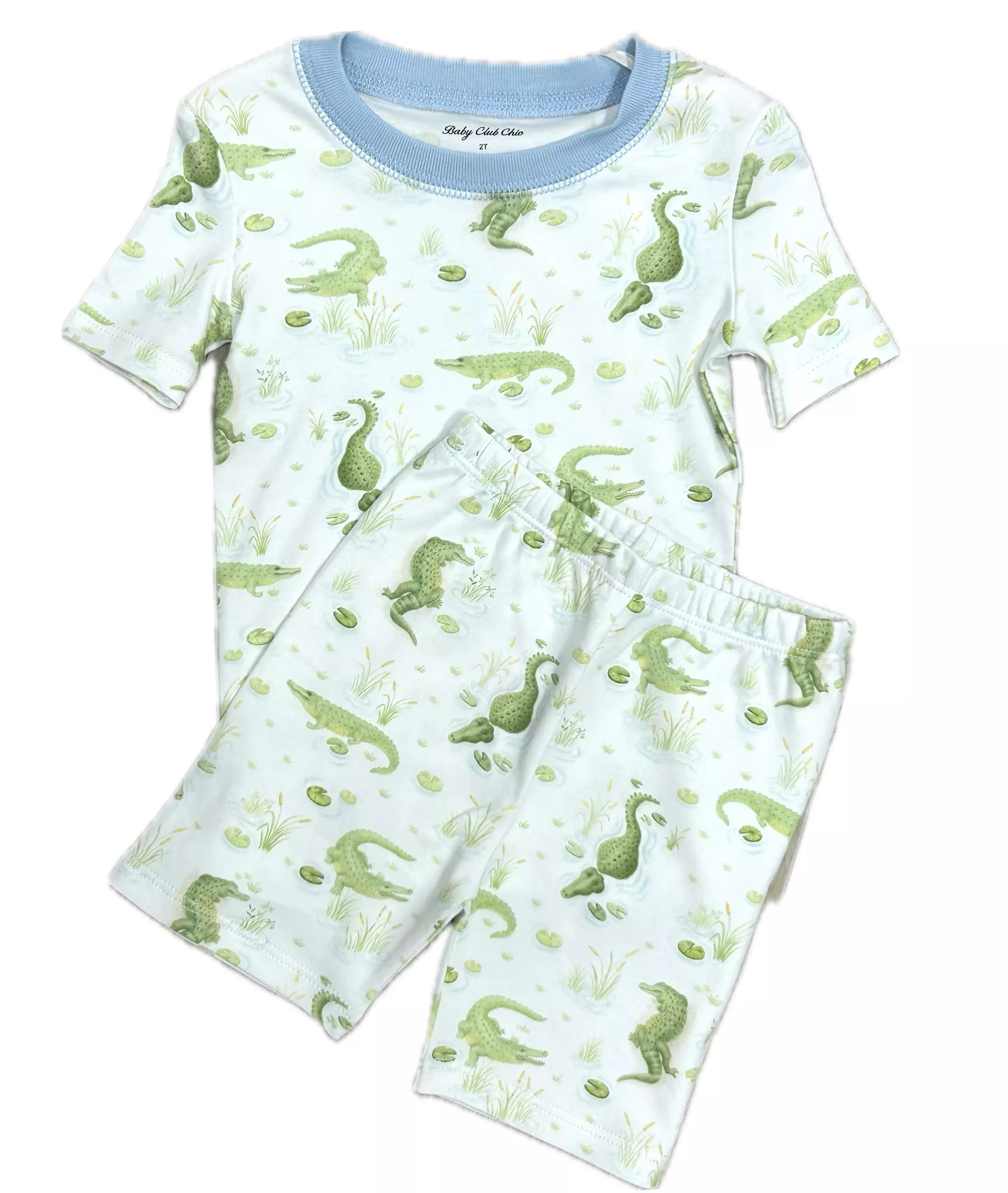 Baby Club Chic River Crocs Short Kid Set
