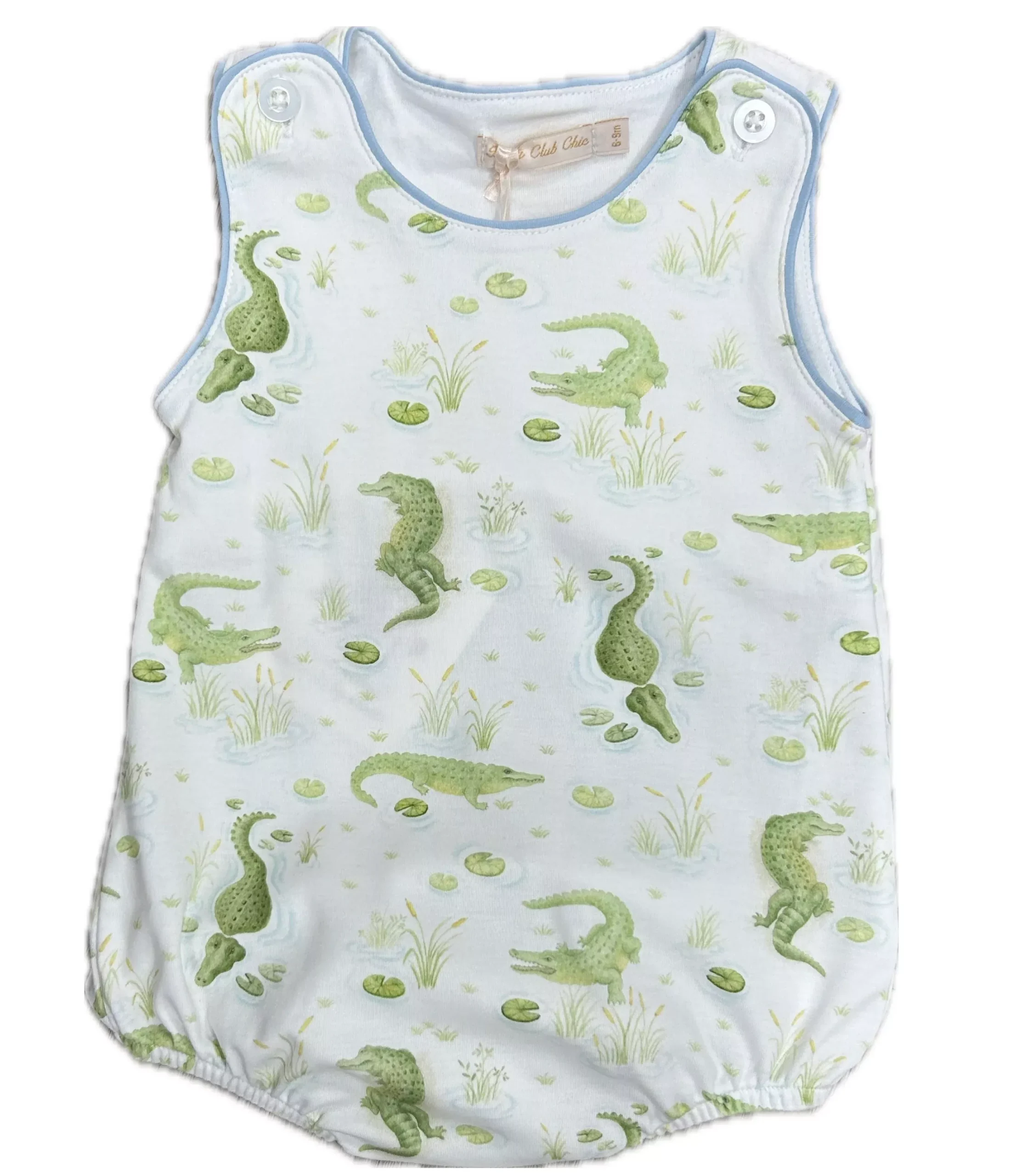 Baby Club River Croc Bubble with Piping