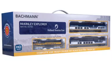 Bachmann HO Scale 00783 McKinley Explorer Electric Train Set New