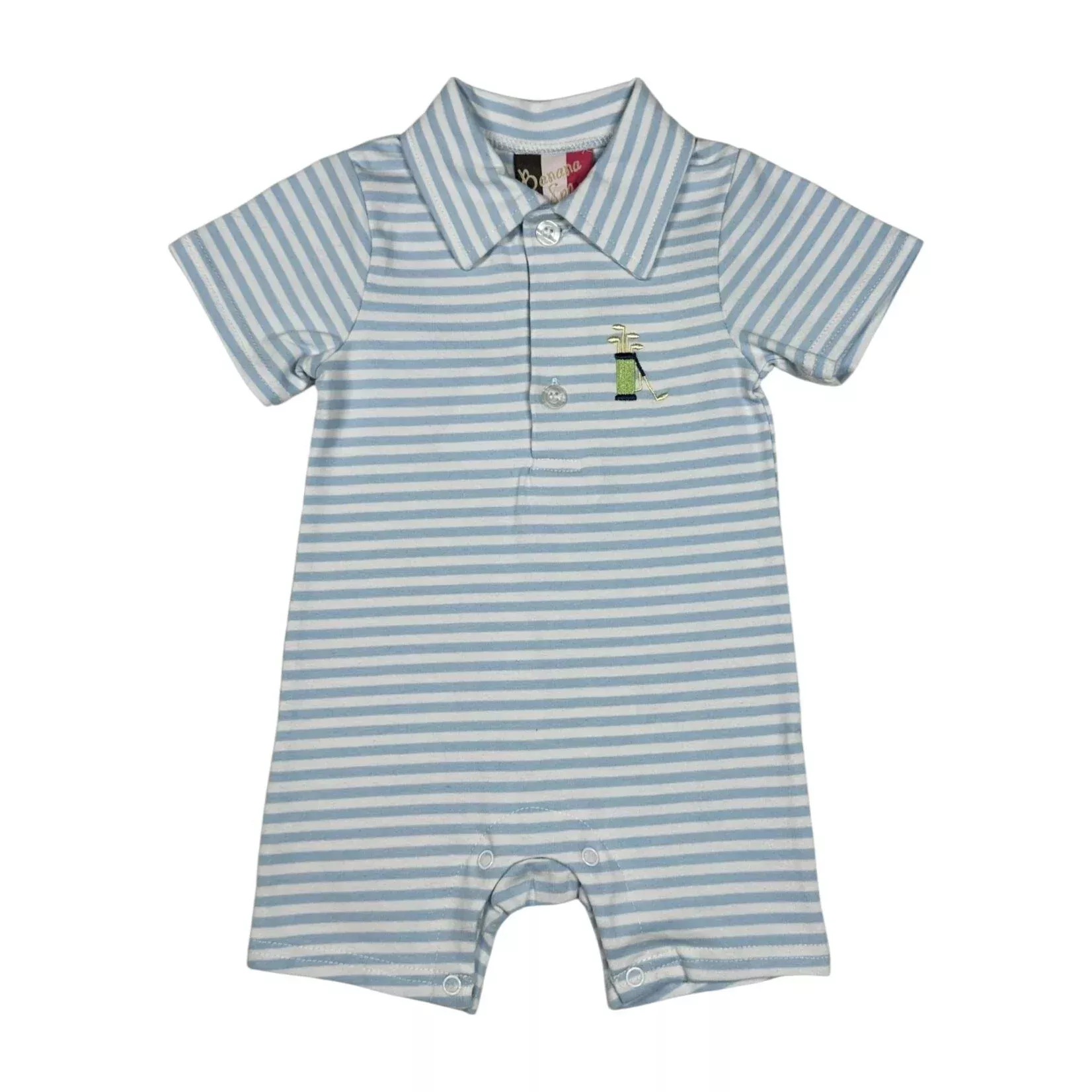 Banana Split Par 3 Boys Romper