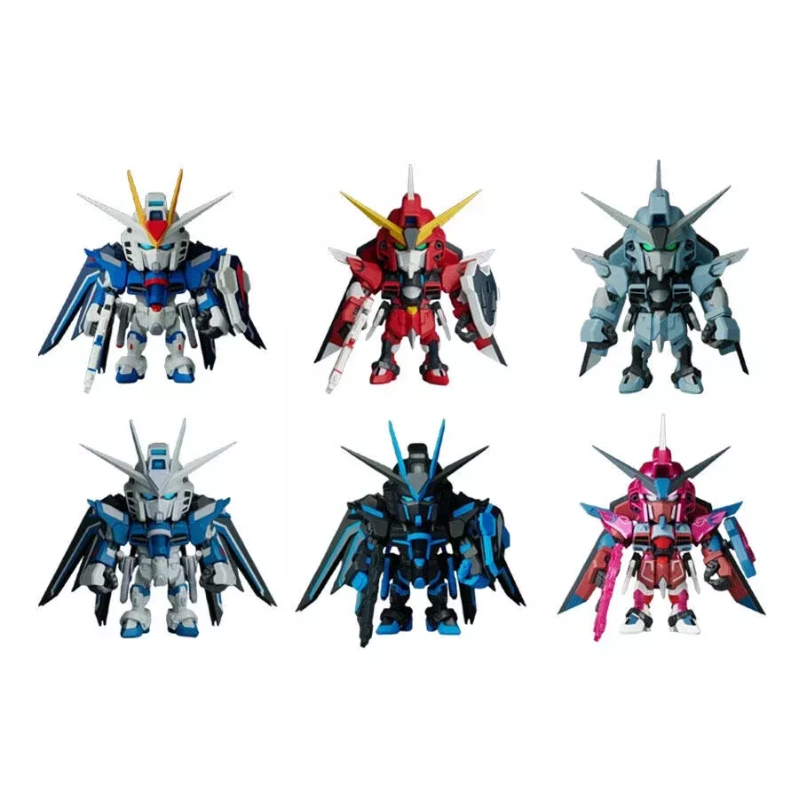 Bandai Gundam Seed Freedom QMSV Mini Rising Freedom and Immortal Justice Gundam Sealed Box Set of 8