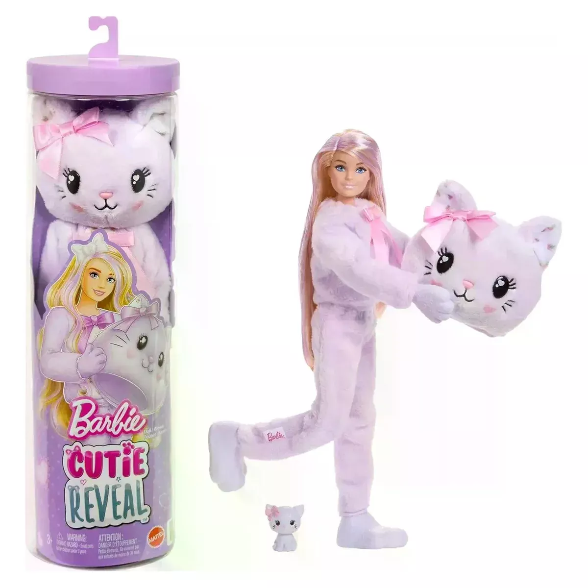 Barbie Cutie Kitten Reveal Color Change Doll