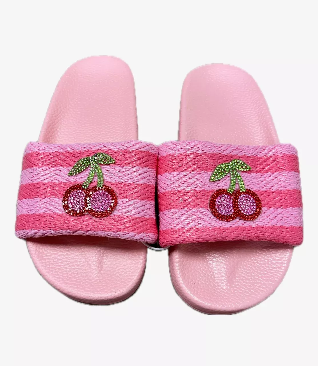 Bari Lynn Riffia Cherry Patch Slides
