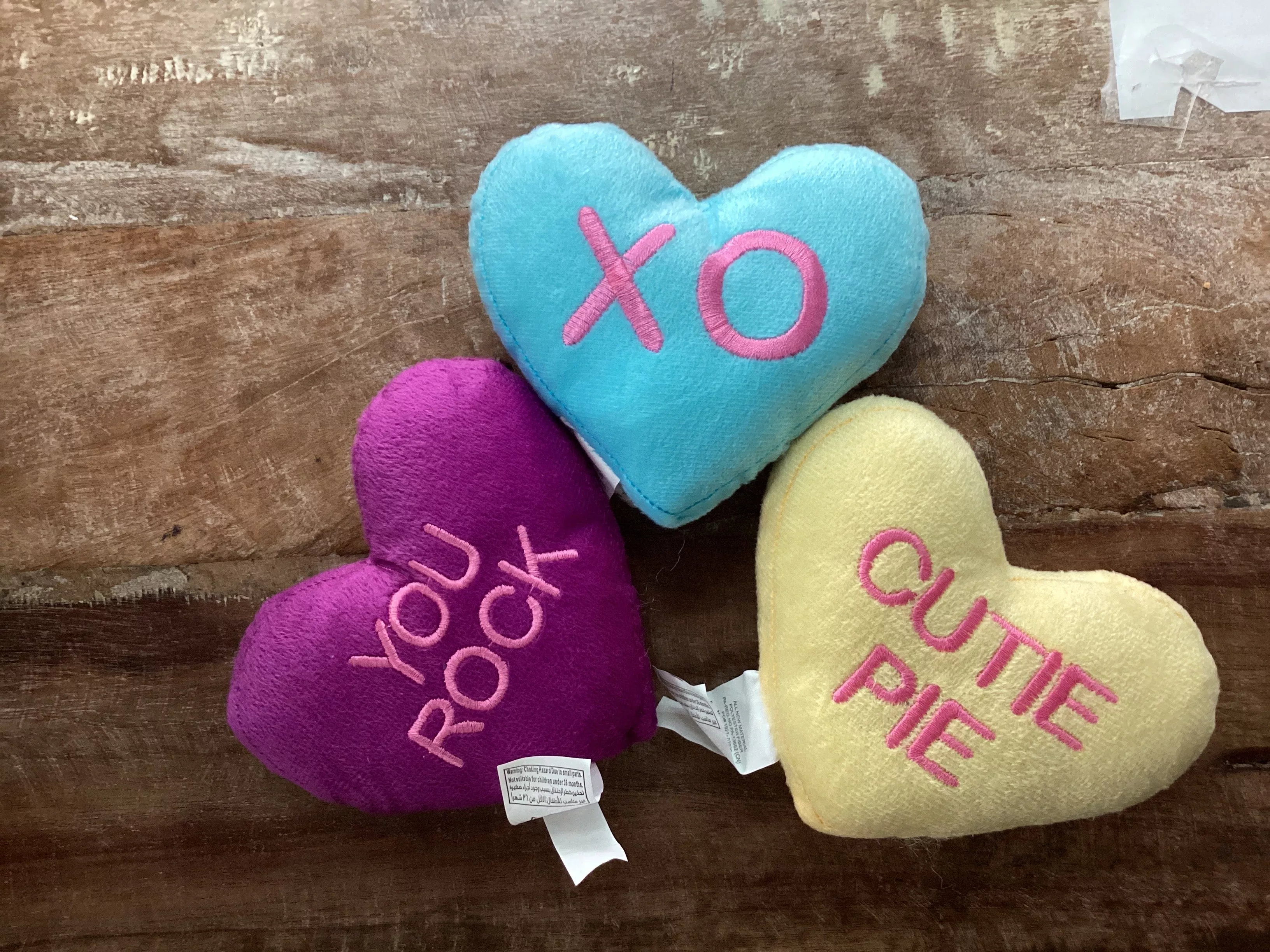 Conversation Heart Plush