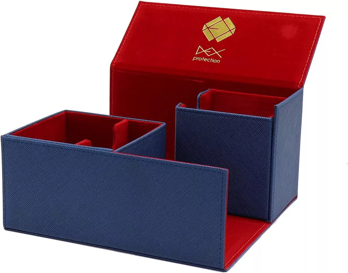 Creation Line Dex Protection Deck Box Large Dark Blue
