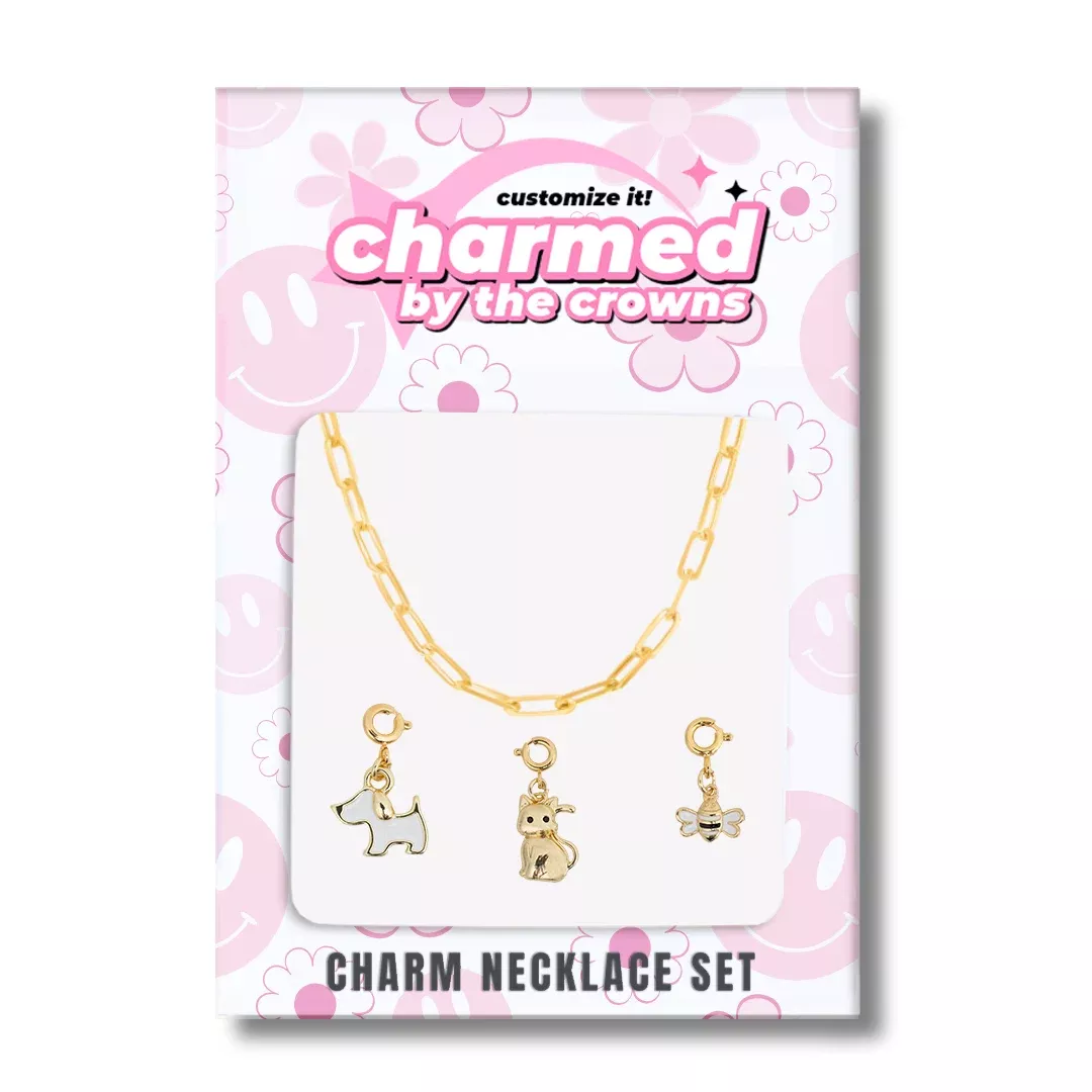 The Crowns Charm Necklace Set - Pets