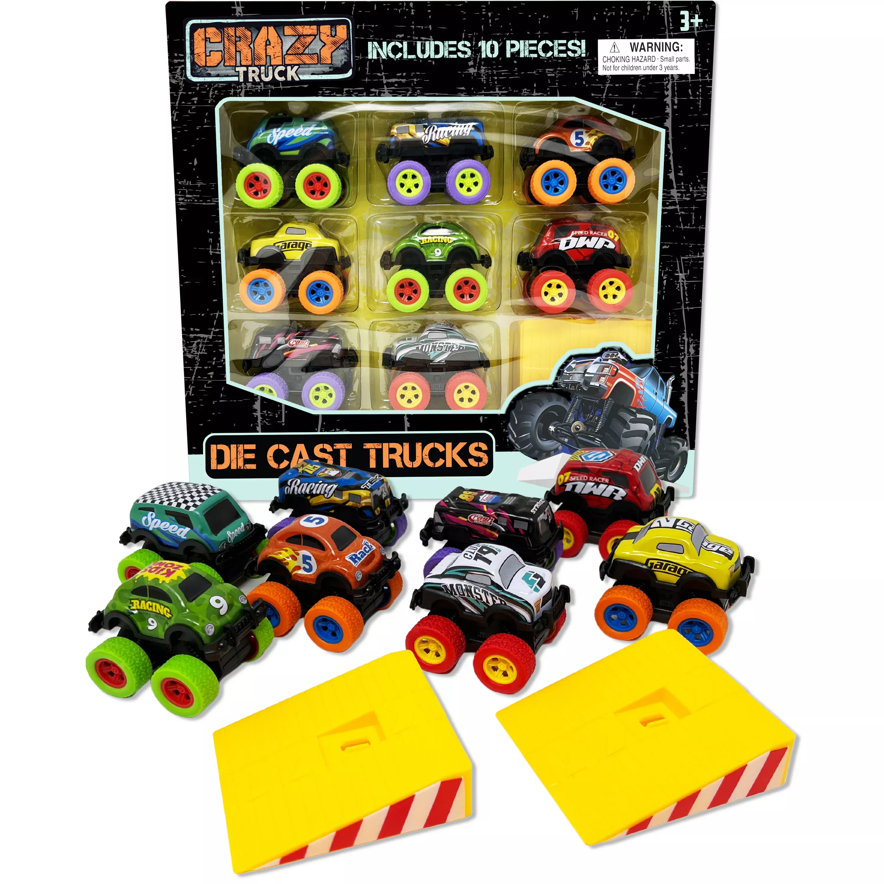 Die Cast Pull-Back Trucks