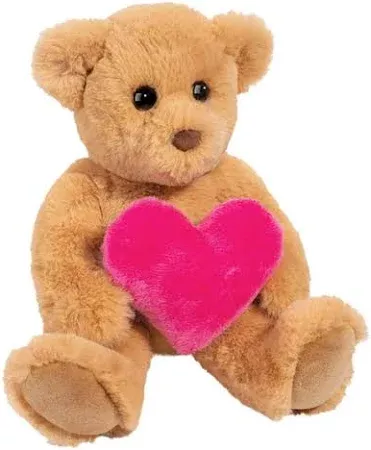 Douglas Plush Valentine Teddy Bear with Heart