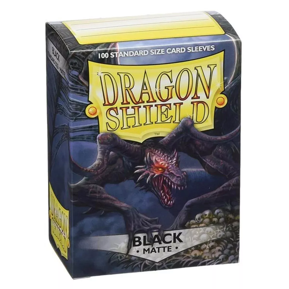 Dragon Shield Black Matte 100 Count Standard Sleeves