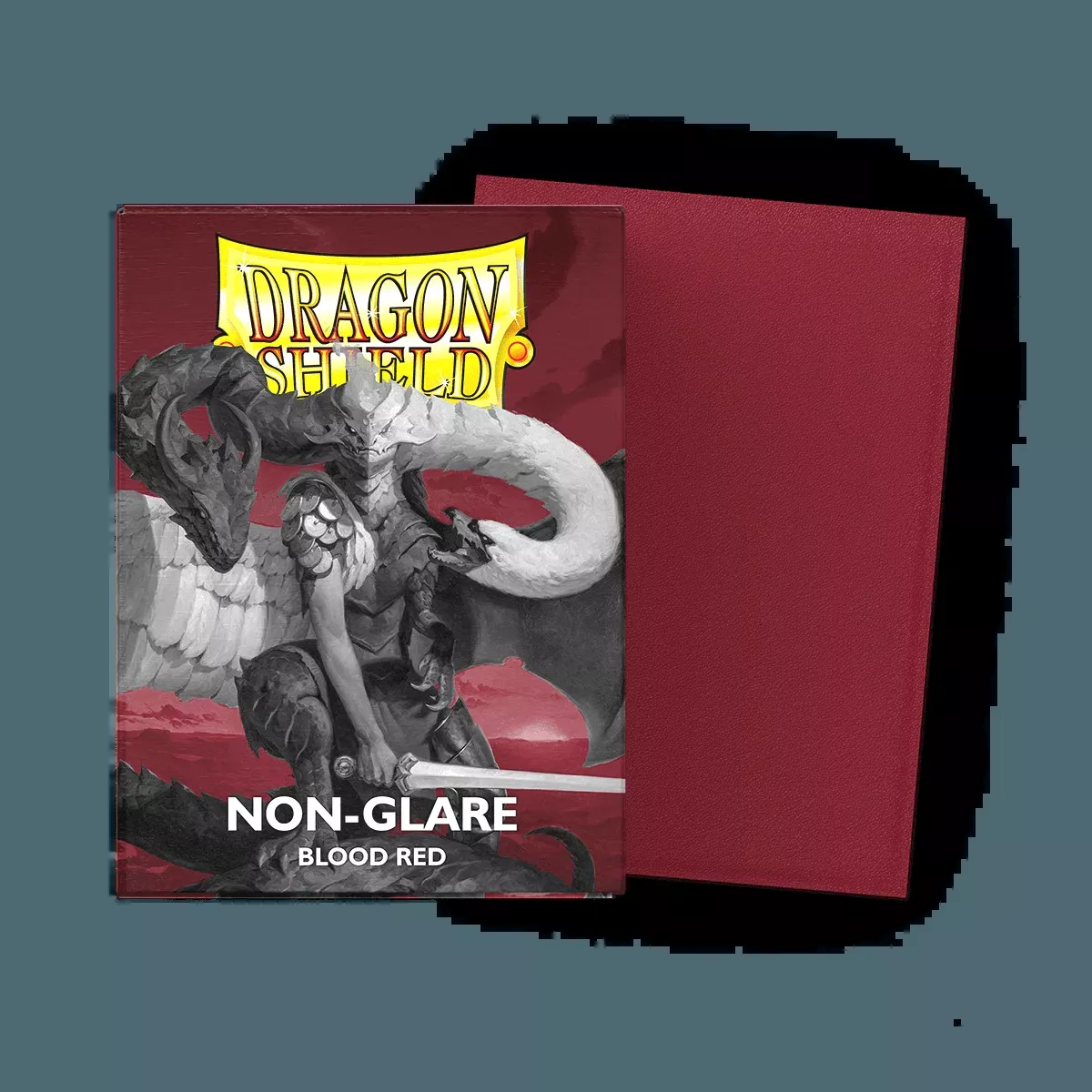 Dragon Shields Non-Glare Blood Red Standard Size 100ct