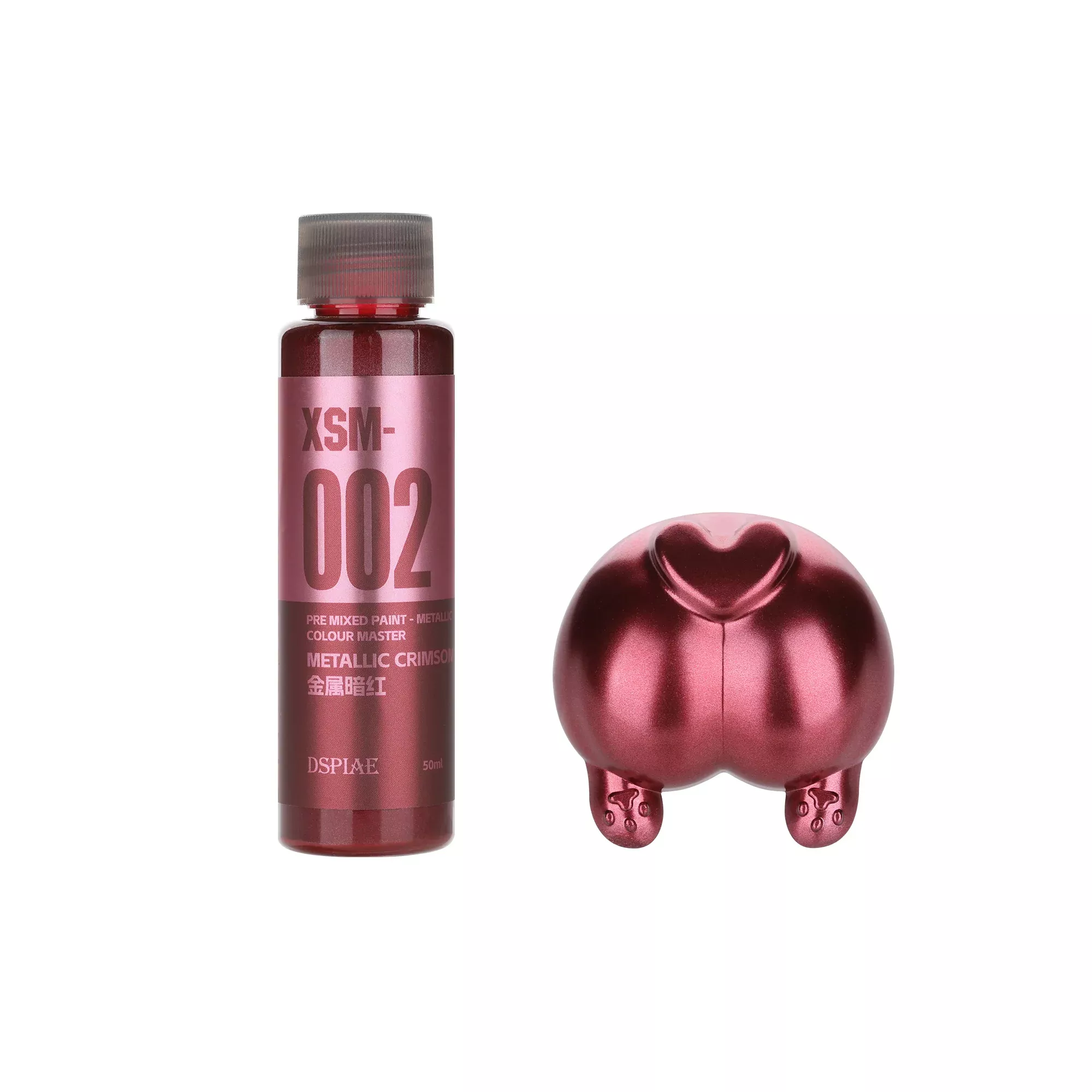 DSPIAE XSM-002 Metallic Crimson Pre-Mixed Paint 50ml