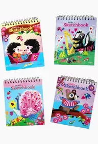 Eeboo Assorted Small Valentine's Sketchbooks
