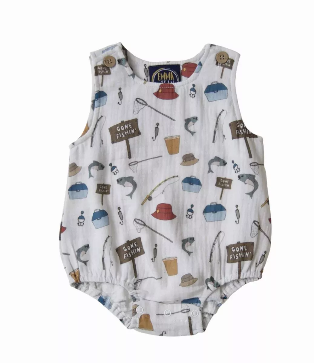 Emma Jean Boys Bubble - Gone Fishing