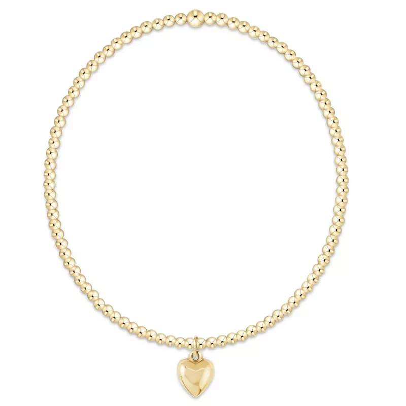 Enewton Classic Gold 2 mm- Love Plush Gold Charm