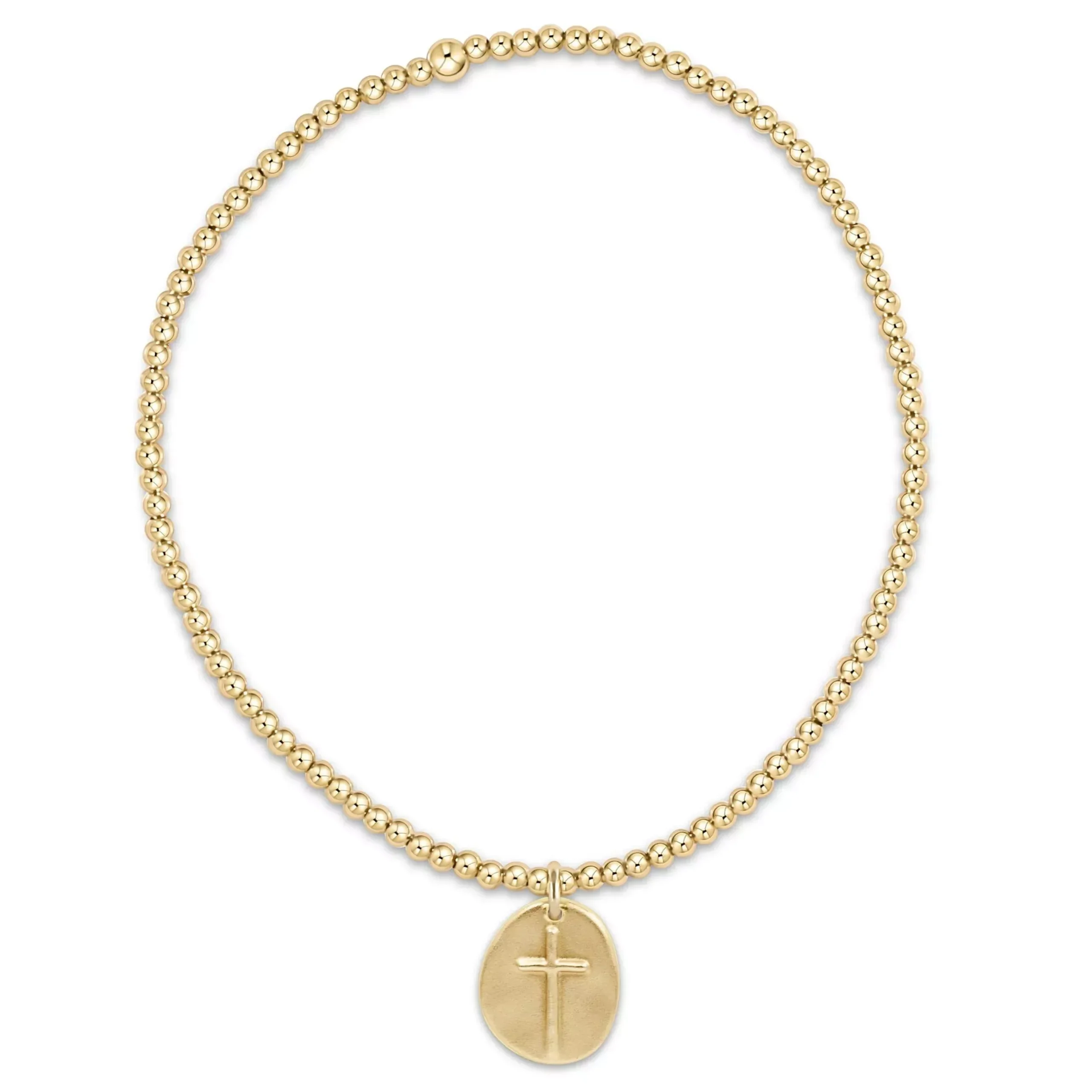 Enewton Classical Gold 2mm Bracelet - Inspire Small Gold Disc
