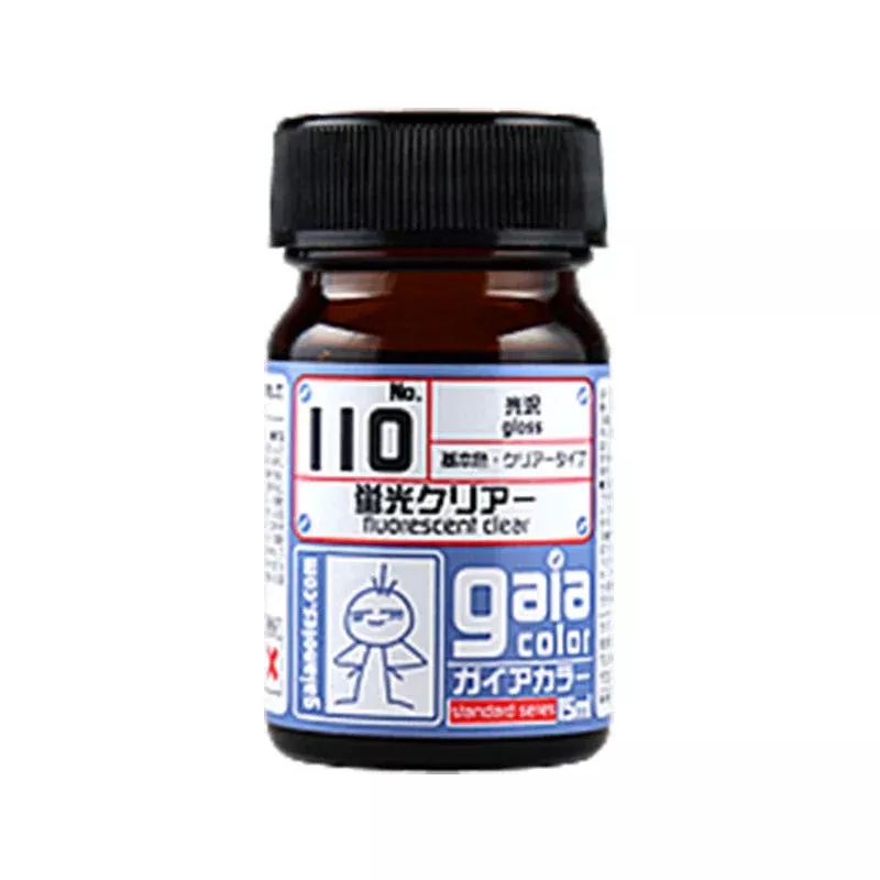 Gaianotes Gaia 110 Gloss Fluorescent Clear 15ML Paint Bottle