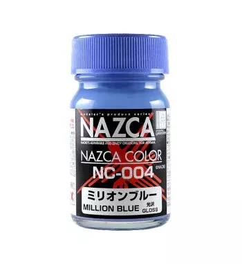 Gaianotes NAZCA NC-004 Gloss Million Blue 15ML Paint Bottle