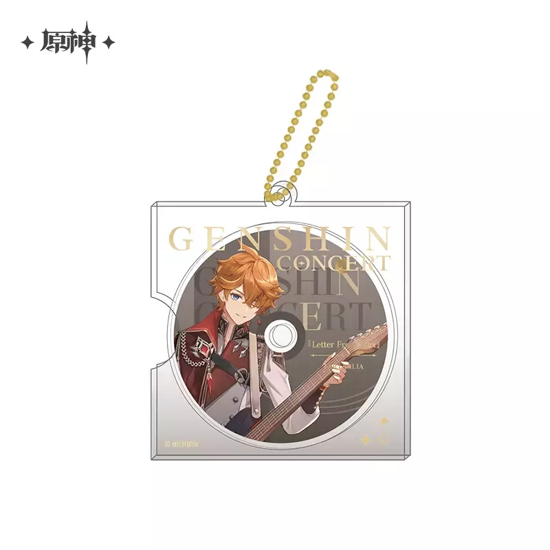 Genshin Impact Melodies of an Endless Journey CD-Style Acrylic Keychain - Tartaglia