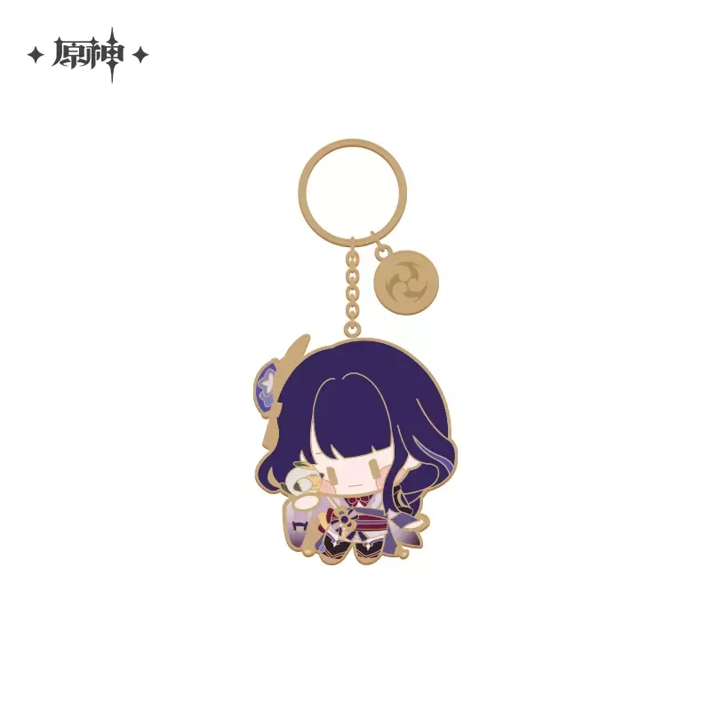 Genshin Impact Metal Charm Collection Chibi Character Series - Raiden Shogun
