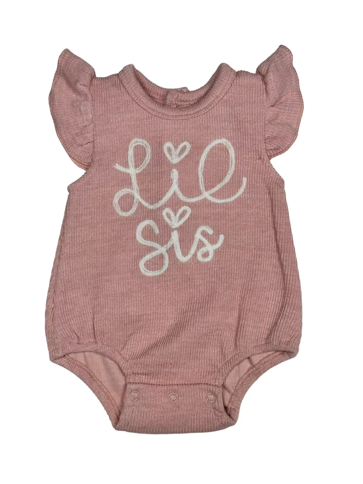 Girls Applique Bubble - Lil Sis