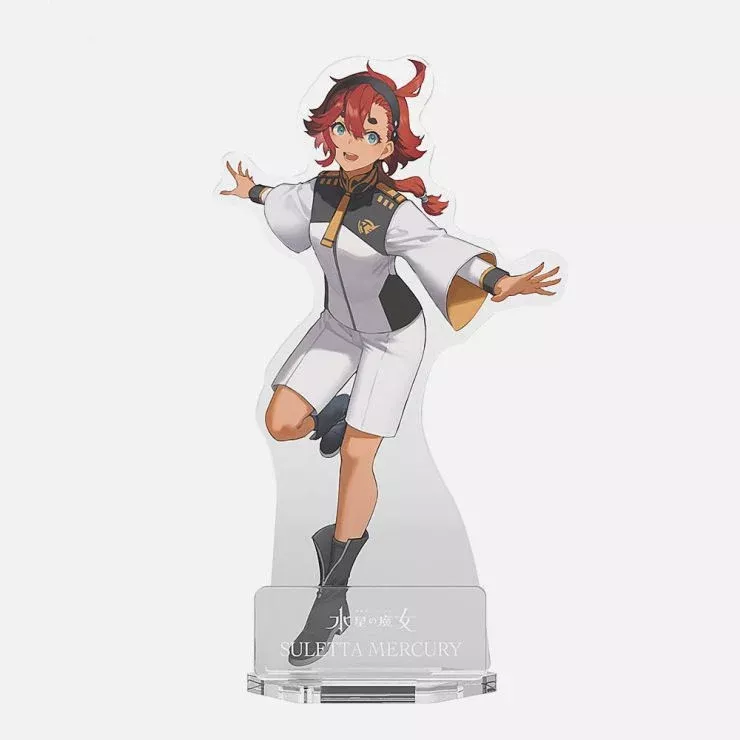 Gundam the Witch from Mercury Gunpla package Art Acrylic Stand Suletta Mercury
