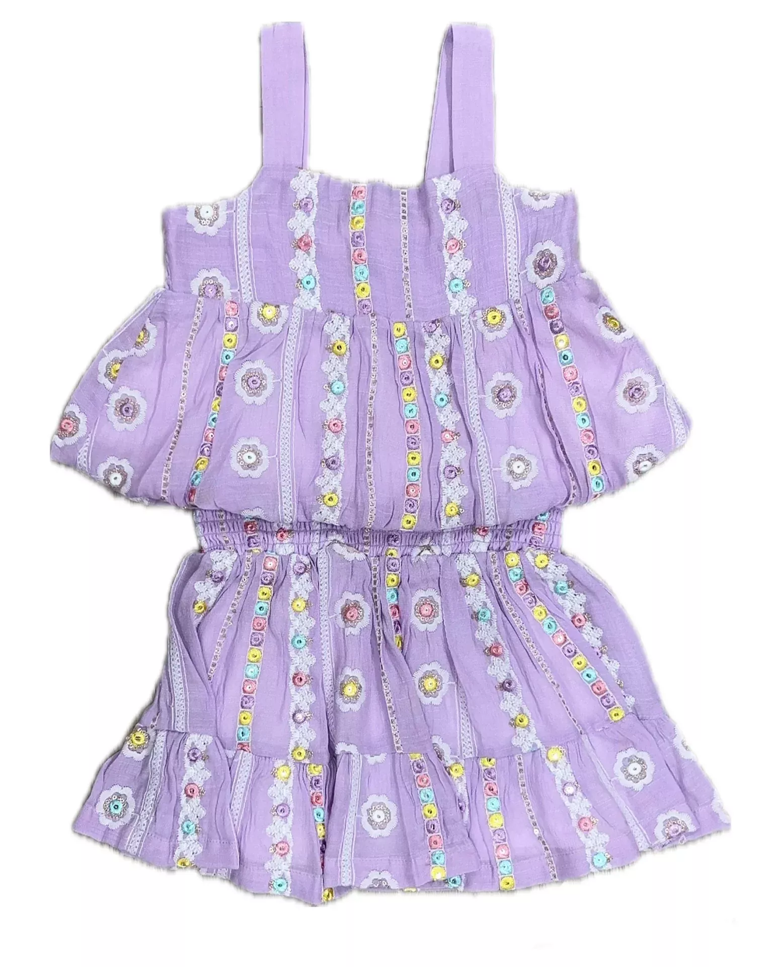 Hannah Banana Lavender Embroidered Set