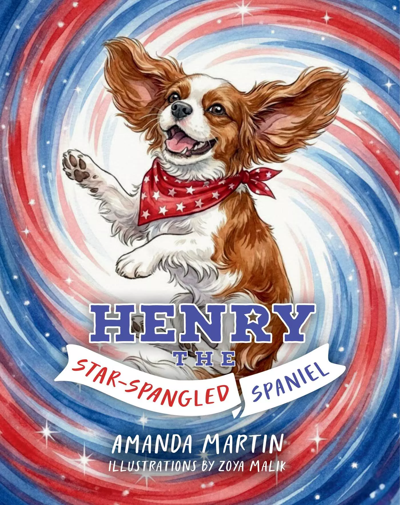Henry the Star Spangled Spaniel Book - SIGNED