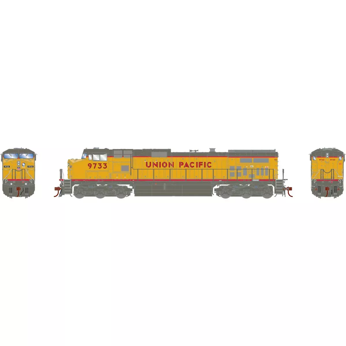 HO Dash 9-44CW, UP#9733