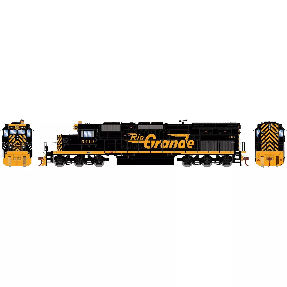HO SD40T-2 D&RGW #5413